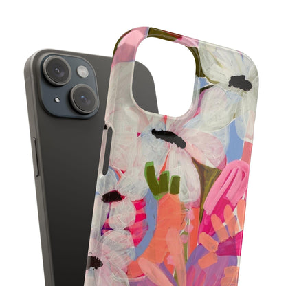 Blossoming Grace Floral Snap iPhone Cases