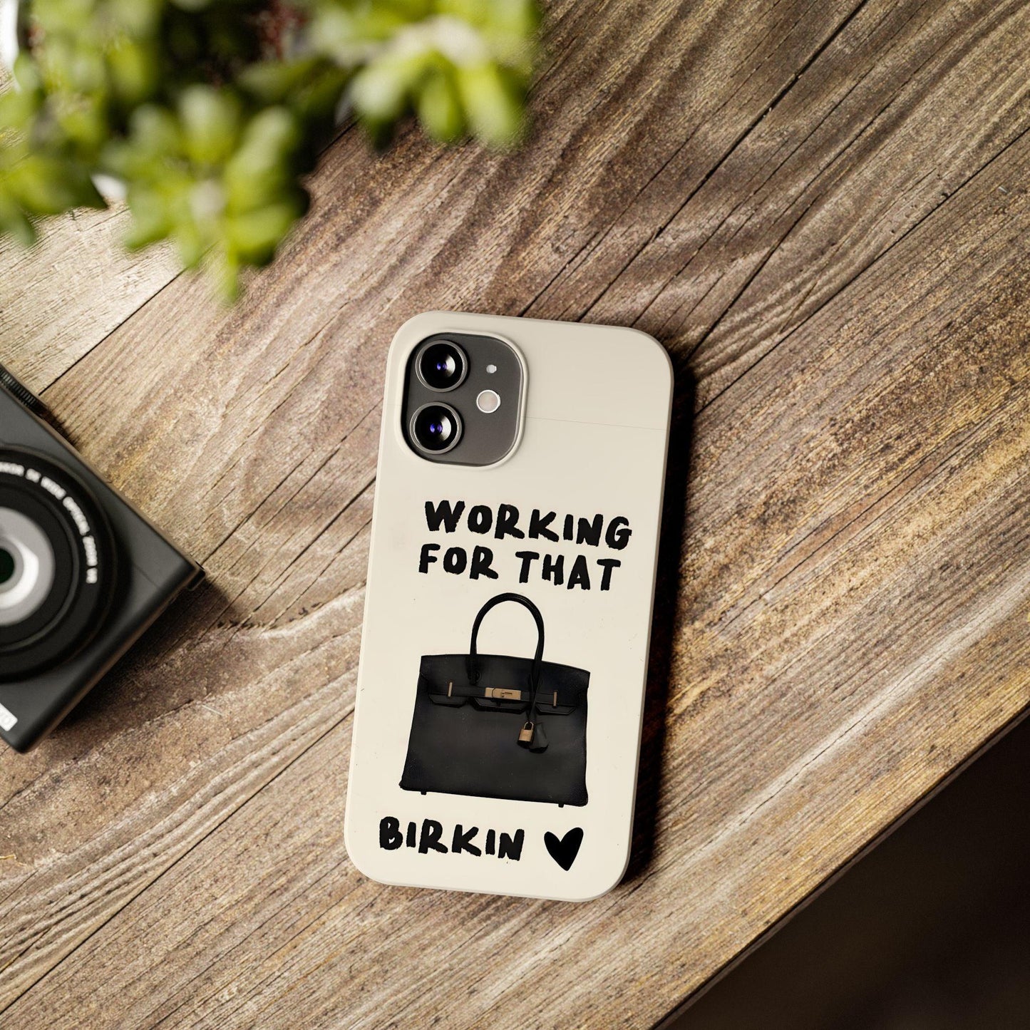 Working for that Luxe Bag Slim iPhone Cases