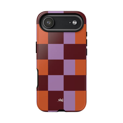Plum Patchwork Phone Case