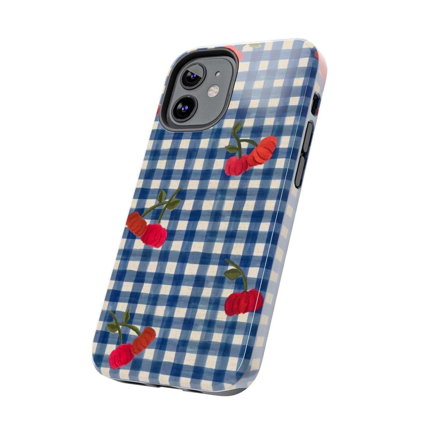 Charming Gingham Tough iPhone Cases