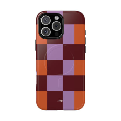 Plum Patchwork MagSafe Phone Case