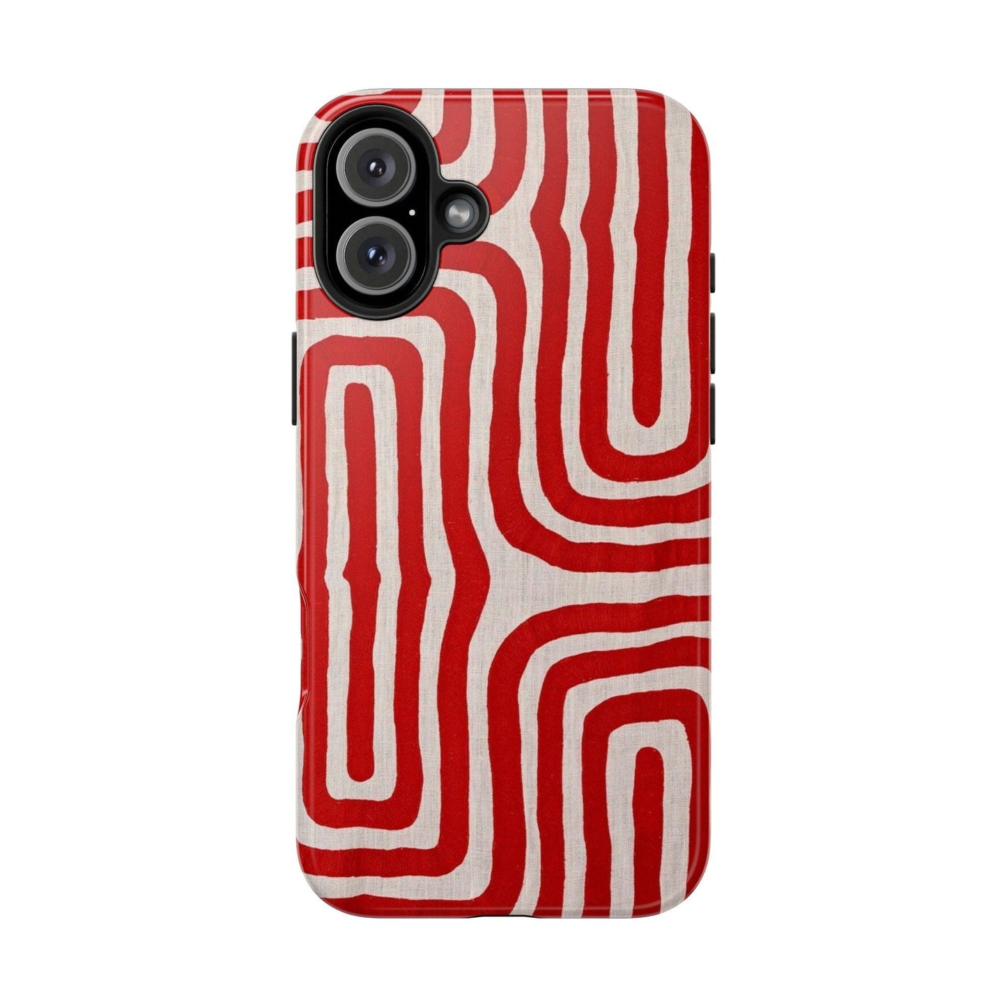 Scarlet Labyrinth Tough iPhone Cases