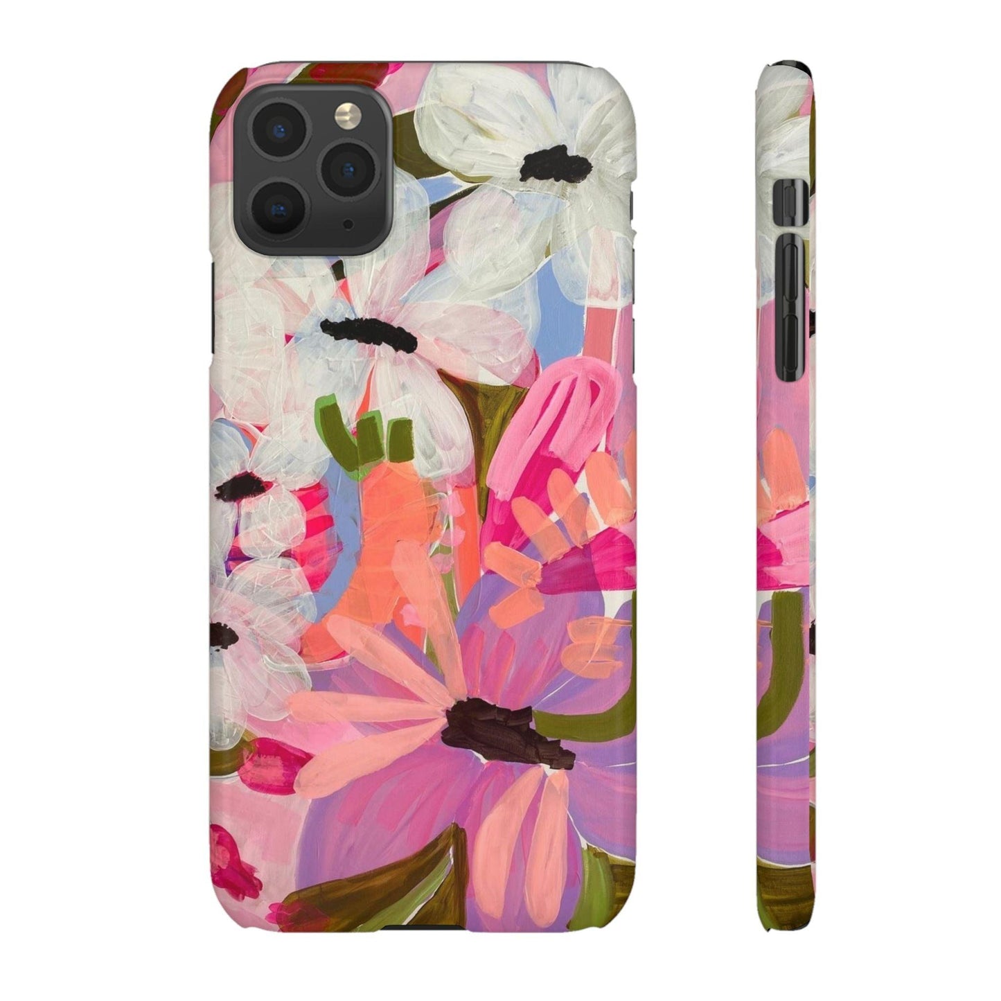 Blossoming Grace Floral Snap iPhone Cases