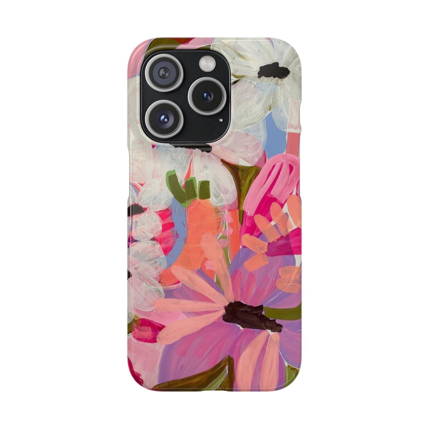 Blossoming Grace Floral Snap iPhone Cases