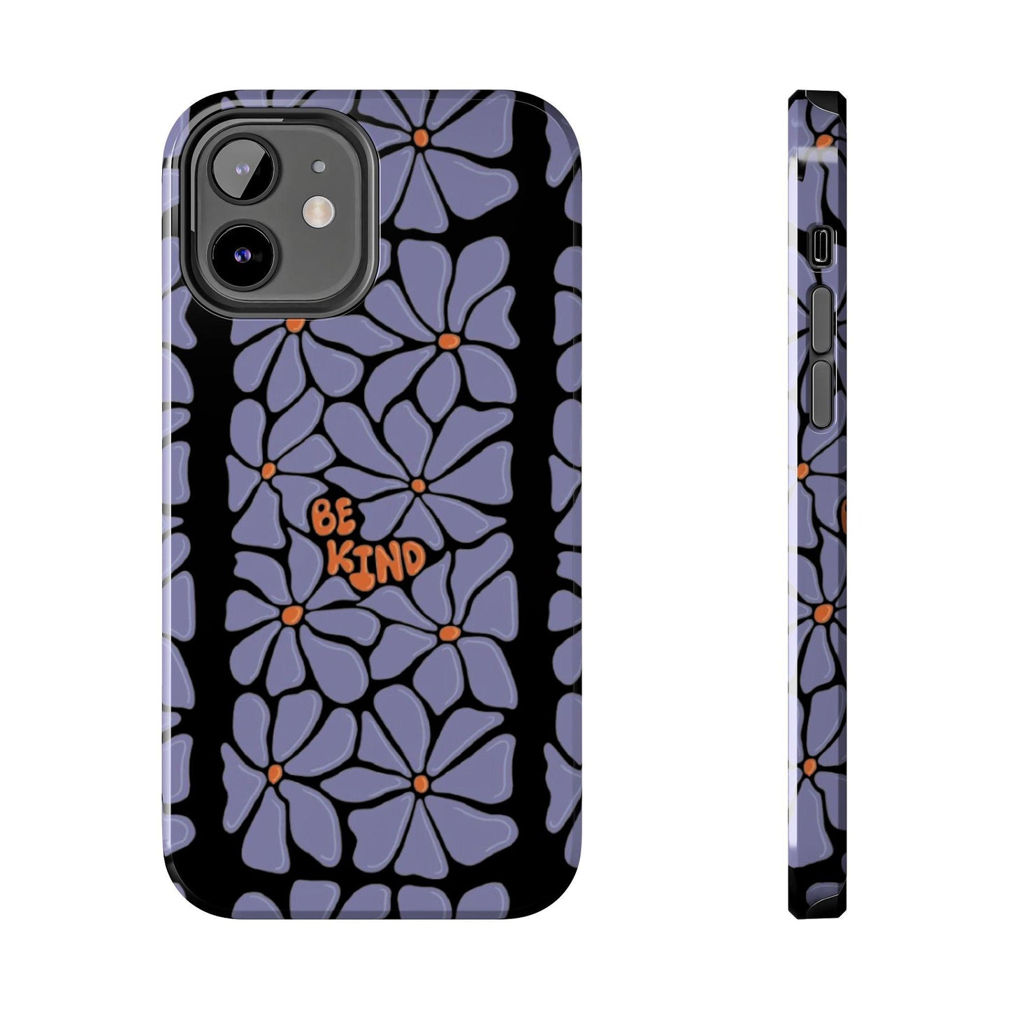 Be Kind Floral Tough iPhone Cases