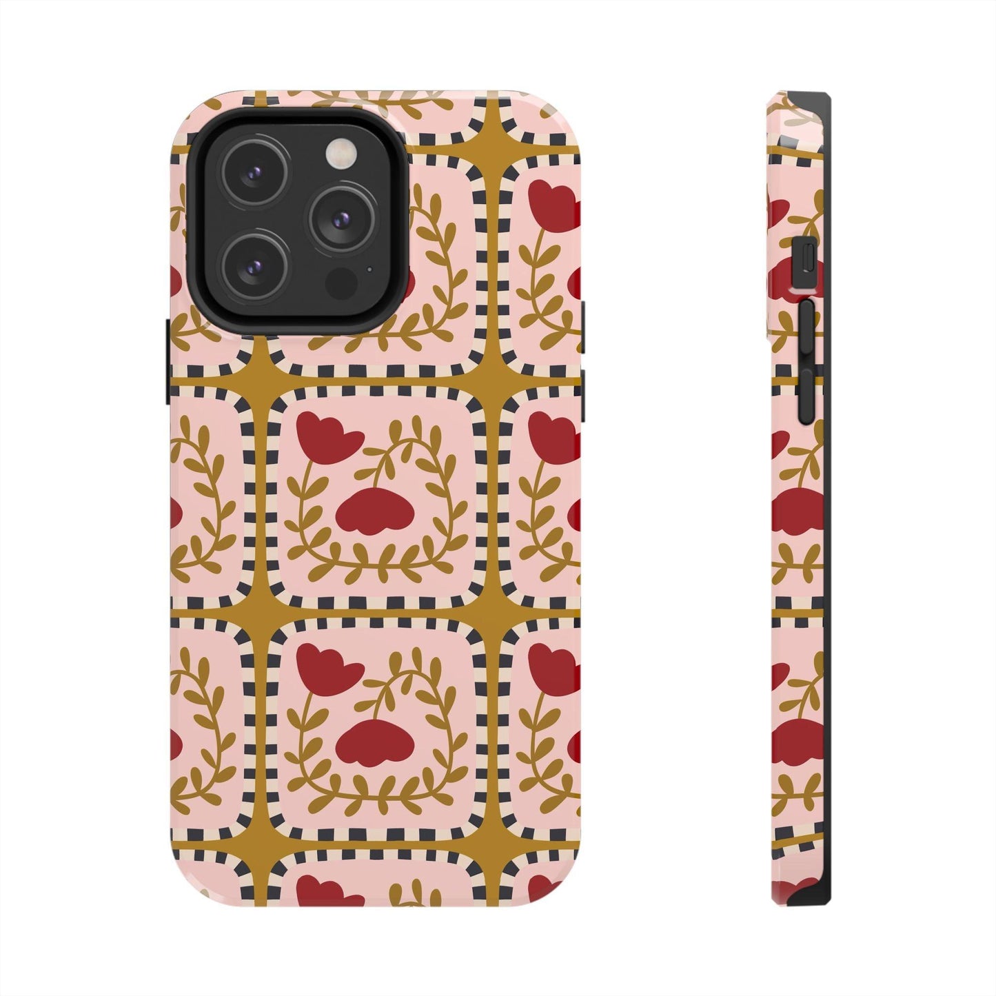 Floral Quirkiness Designer Tough iPhone Cases