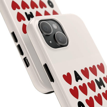 Amour Valentines Hearts Tough iPhone Cases