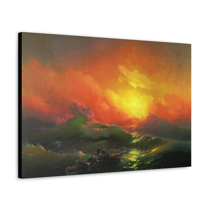 The Ninth Wave by Aivazovsky, Ivan - Canvas Gallery Wraps