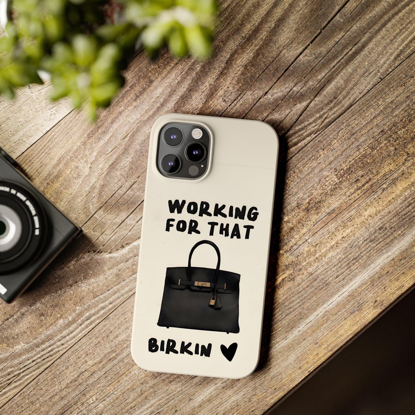 Working for that Luxe Bag Slim iPhone Cases