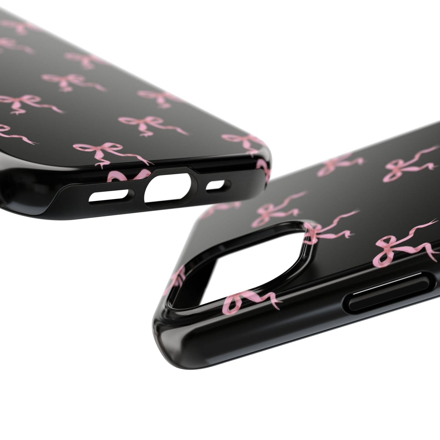 Pink Ribbon Charm iPhone Tough Case