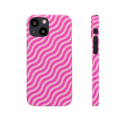 Waveicious Pink Snap iPhone Cases