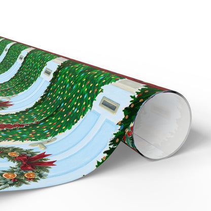 Home for Christmas Wrapping Paper Roll
