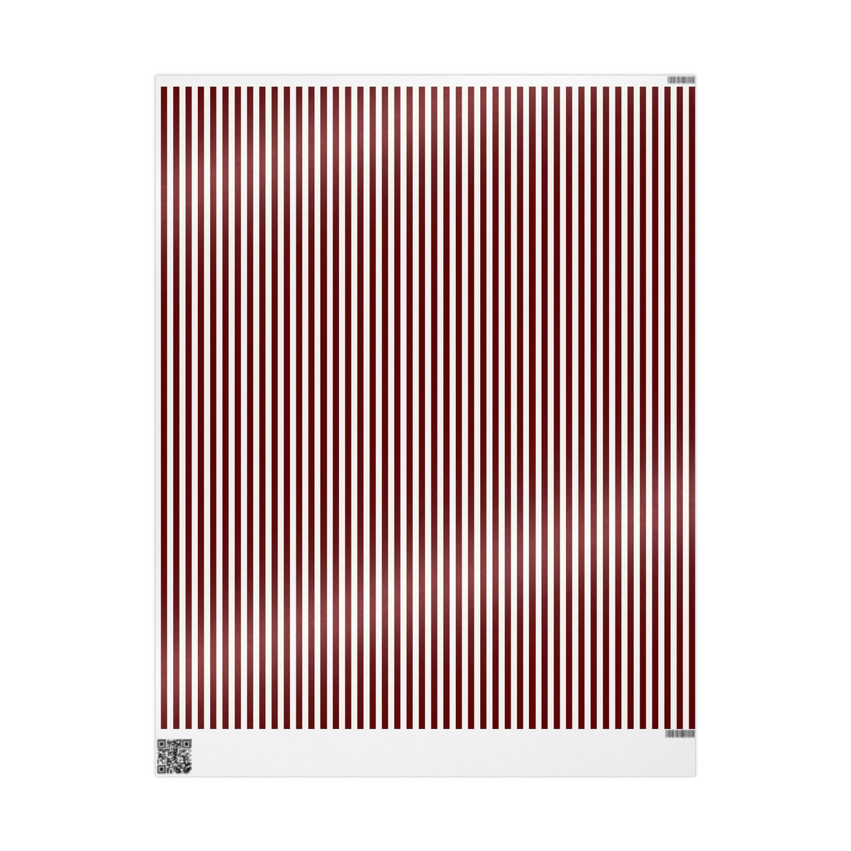 The Noël Stripe Gift Wrapping Paper Roll