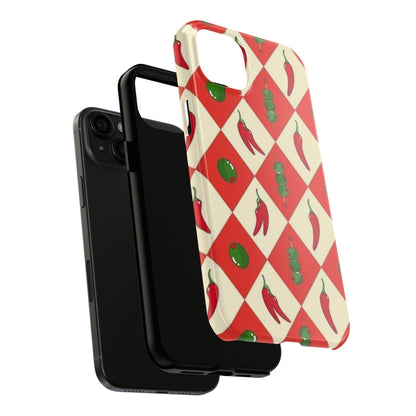 Red Chillies and Olives iPhone Cases