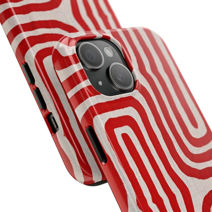 Scarlet Labyrinth Tough iPhone Cases