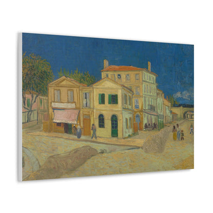 The Yellow House by Vincent Van Gogh - Canvas Gallery Wraps