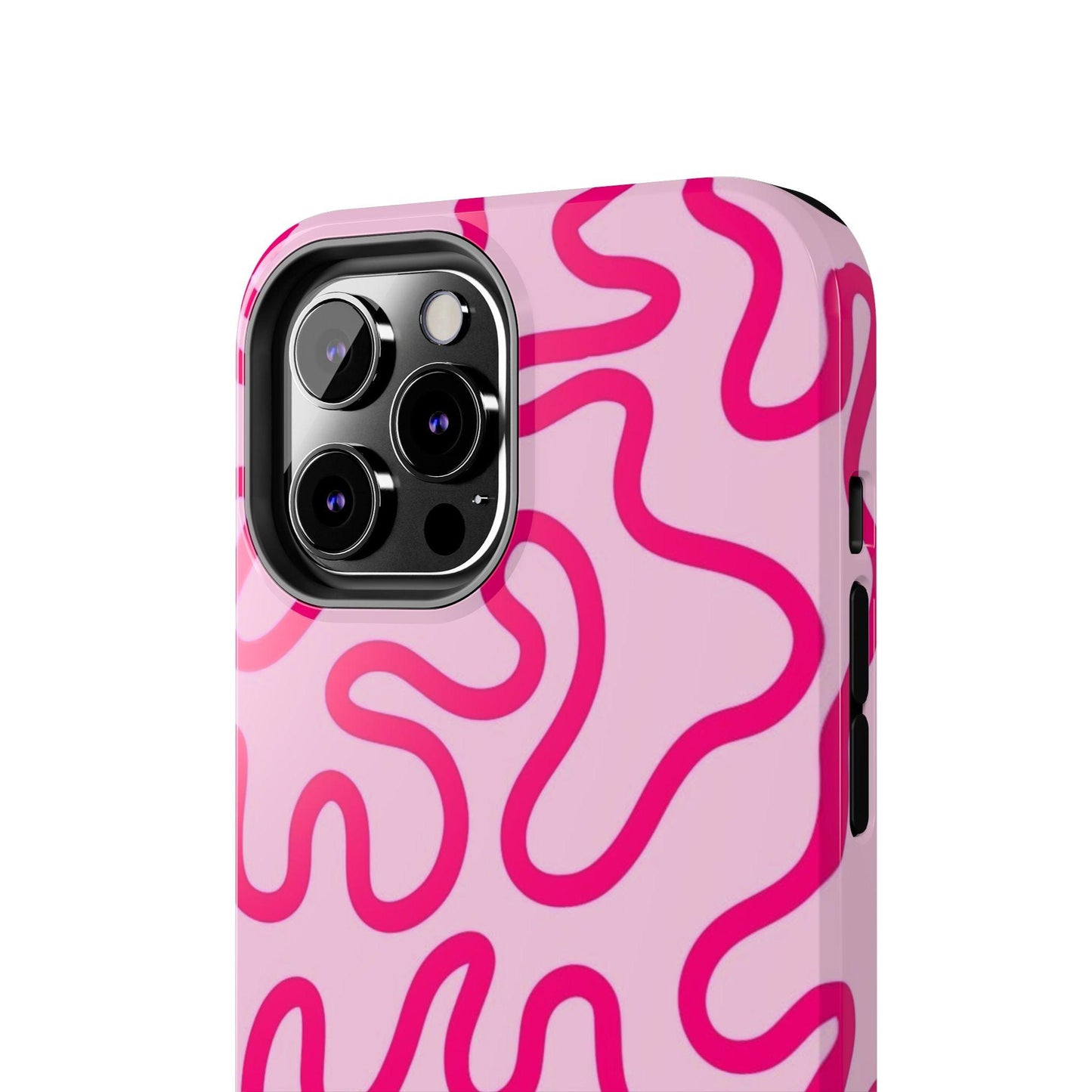 Pink Paradise Swirls Tough iPhone Cases