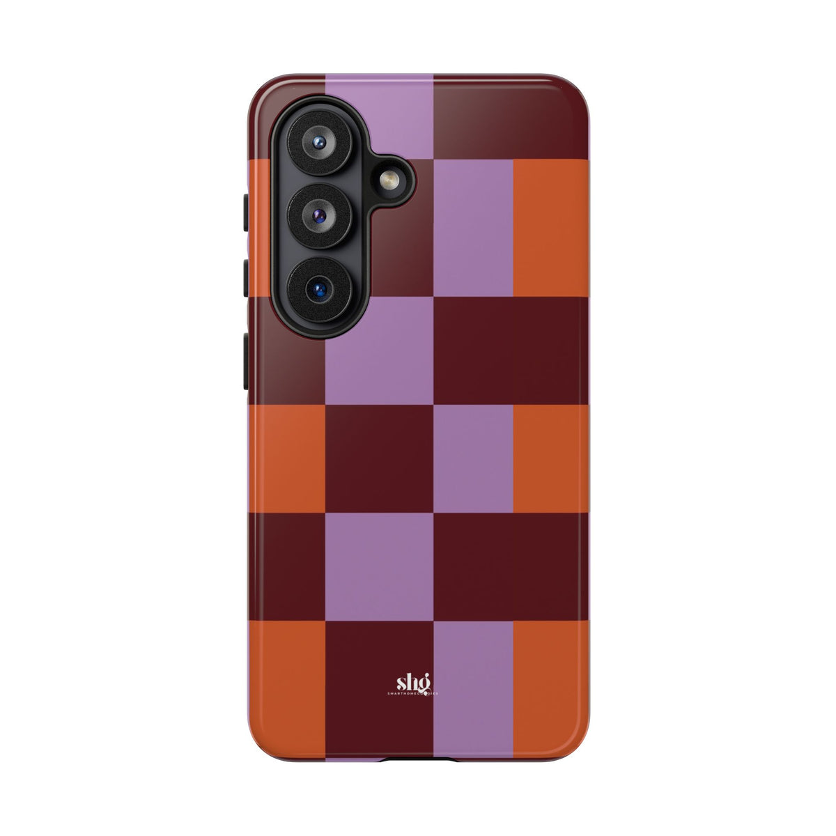 Plum Patchwork Phone Case