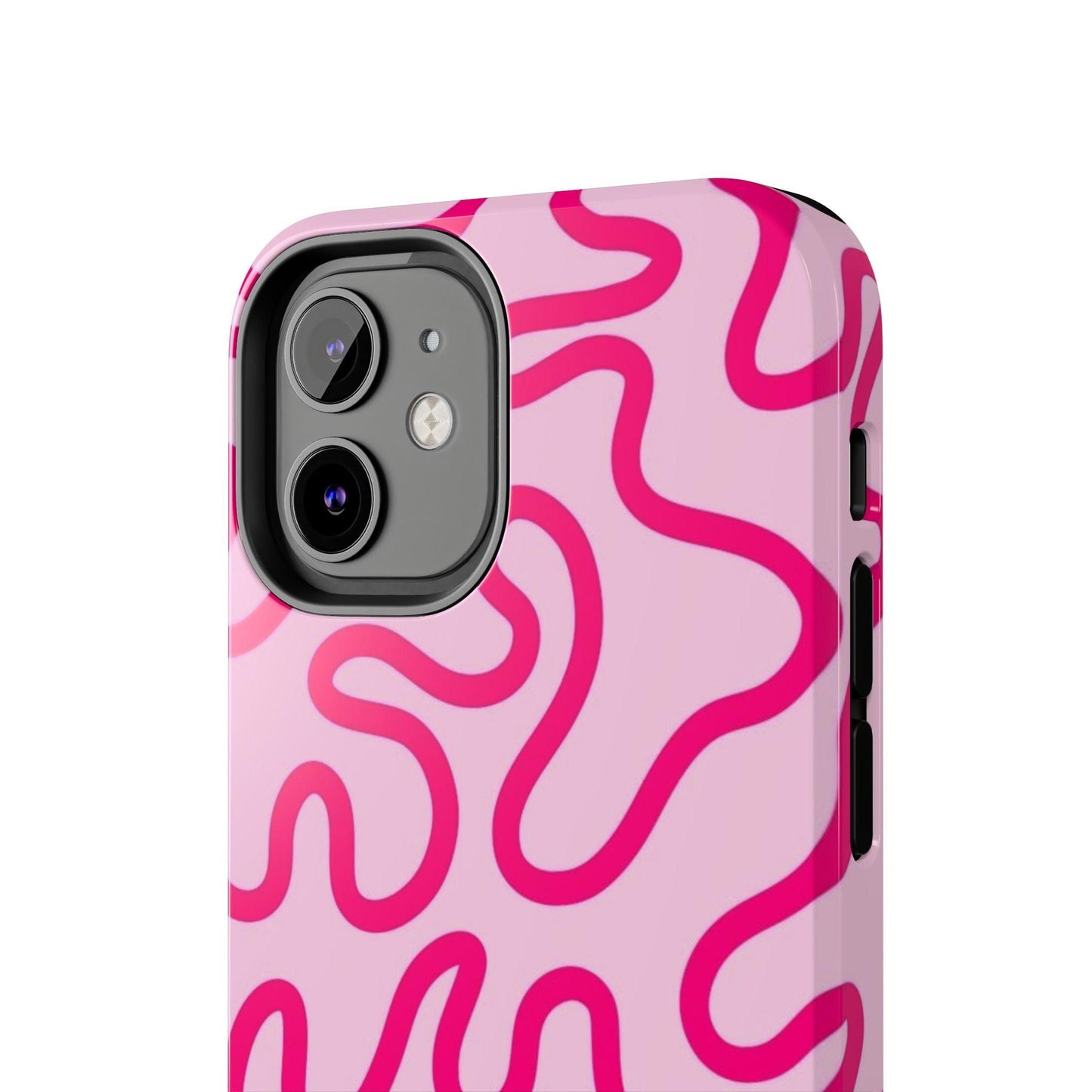 Pink Paradise Swirls Tough iPhone Cases