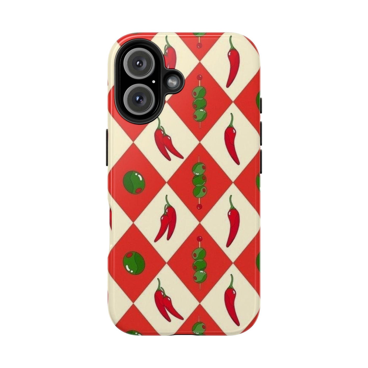 Red Chillies and Olives iPhone Cases