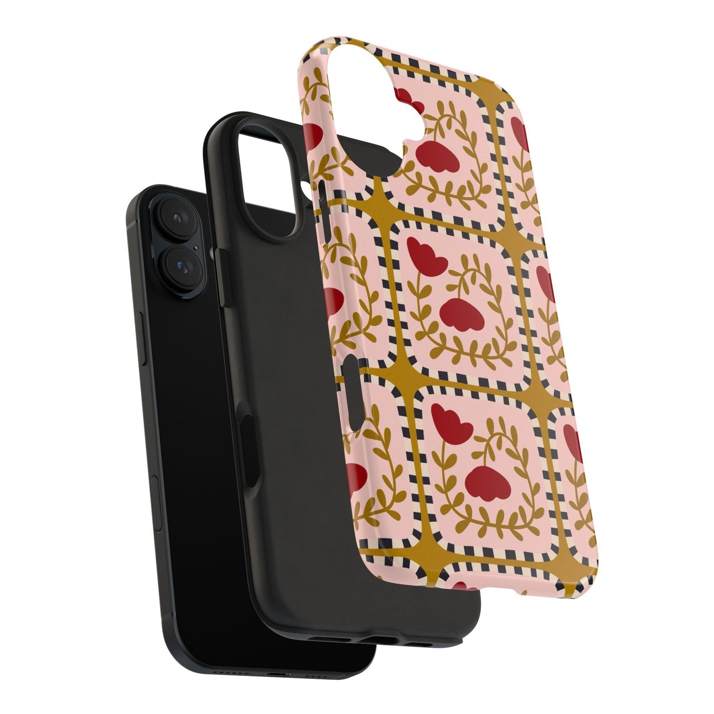 Floral Quirkiness Designer Tough iPhone Cases