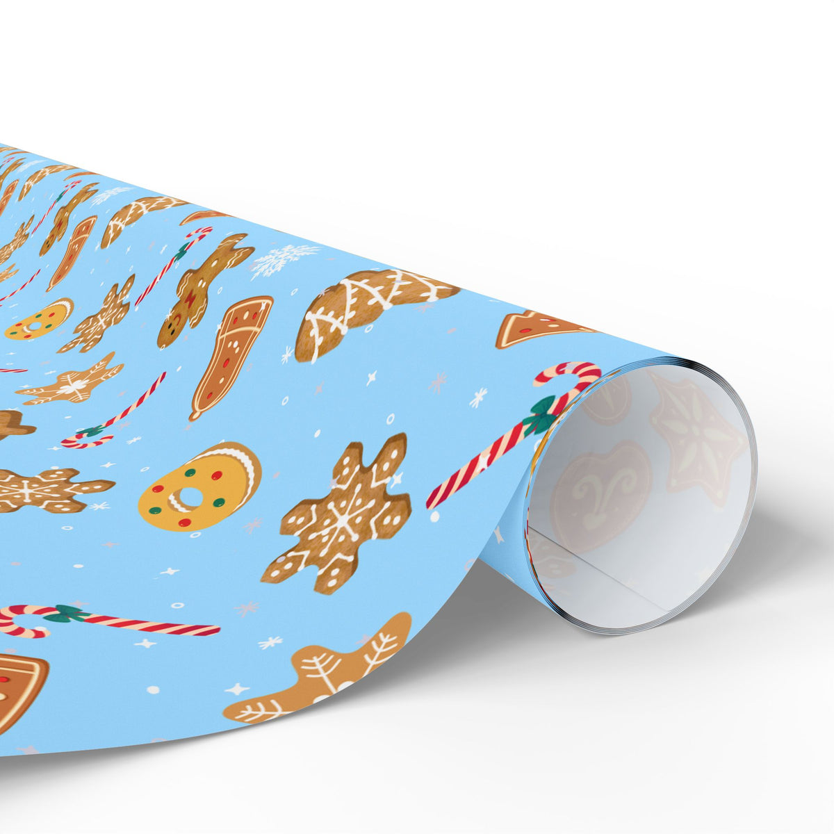 The Cookie Wonderland Blue Wrapping Paper Roll
