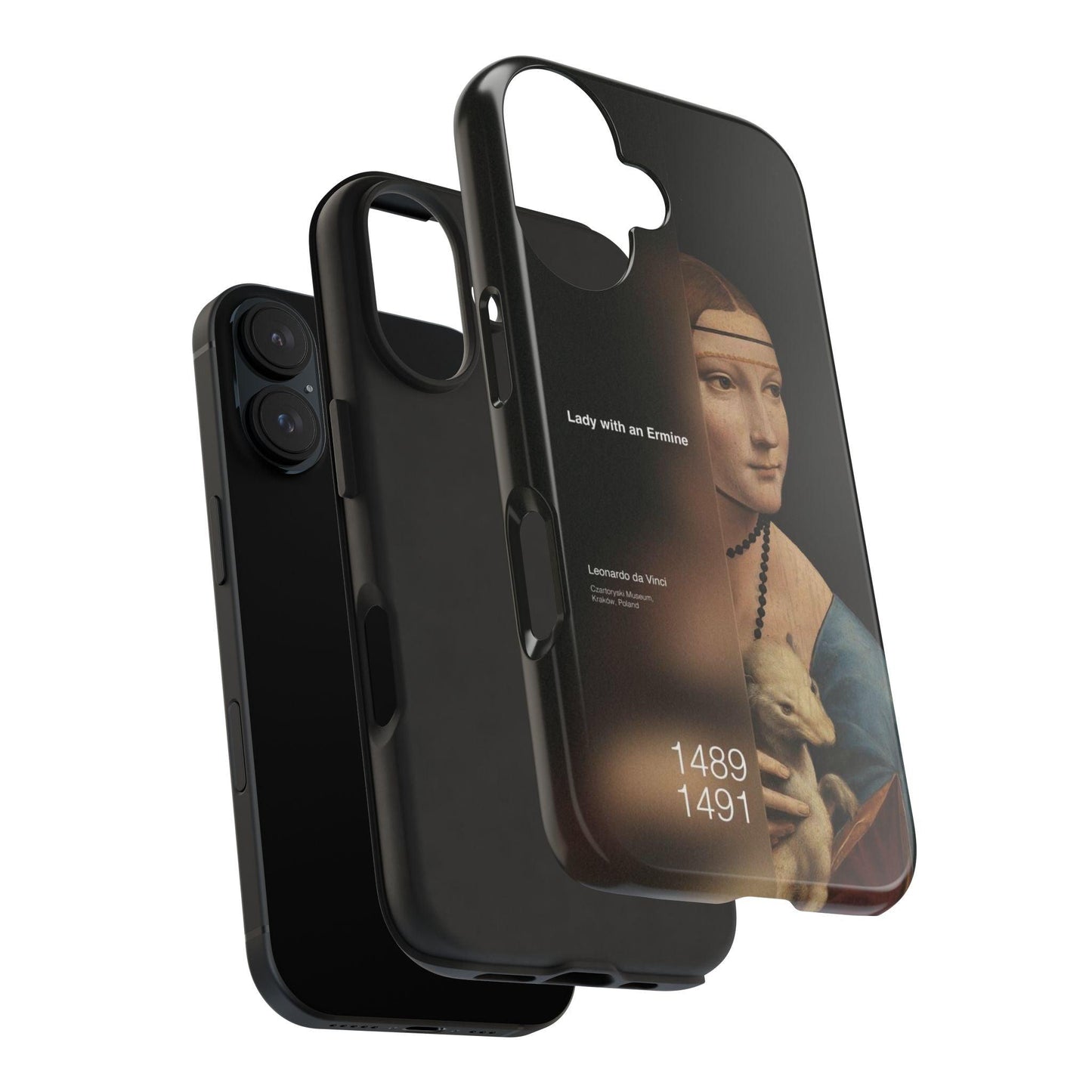 Da Vinci's Ermine Elegance Tough iPhone Cases