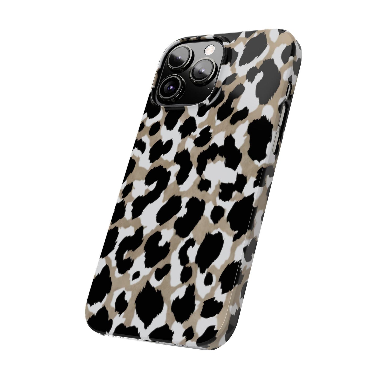 Savanna Noir Spots Slim iPhone Cases