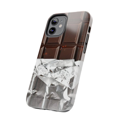 Chocolate with Silver Wrap iPhone Cases