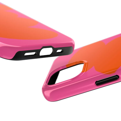 Pink Tangerine Blush Tough iPhone Cases