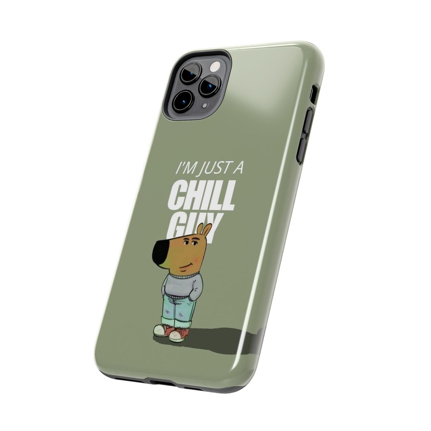 Chill Guy Meme Tough iPhone Cases