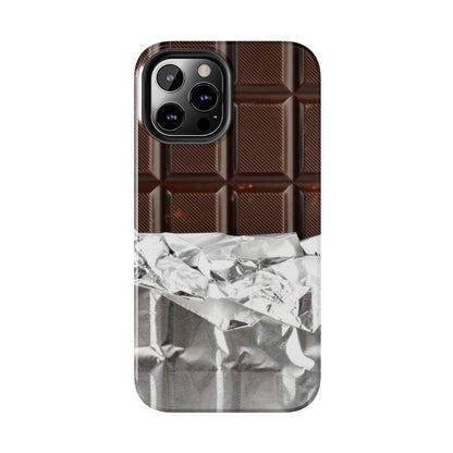 Chocolate with Silver Wrap iPhone Cases