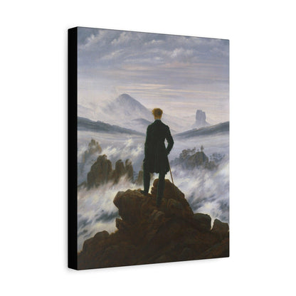 Wanderer above the Sea of Fog by Caspar David Friedrich - Matte Canvas, Stretched, 1.25"