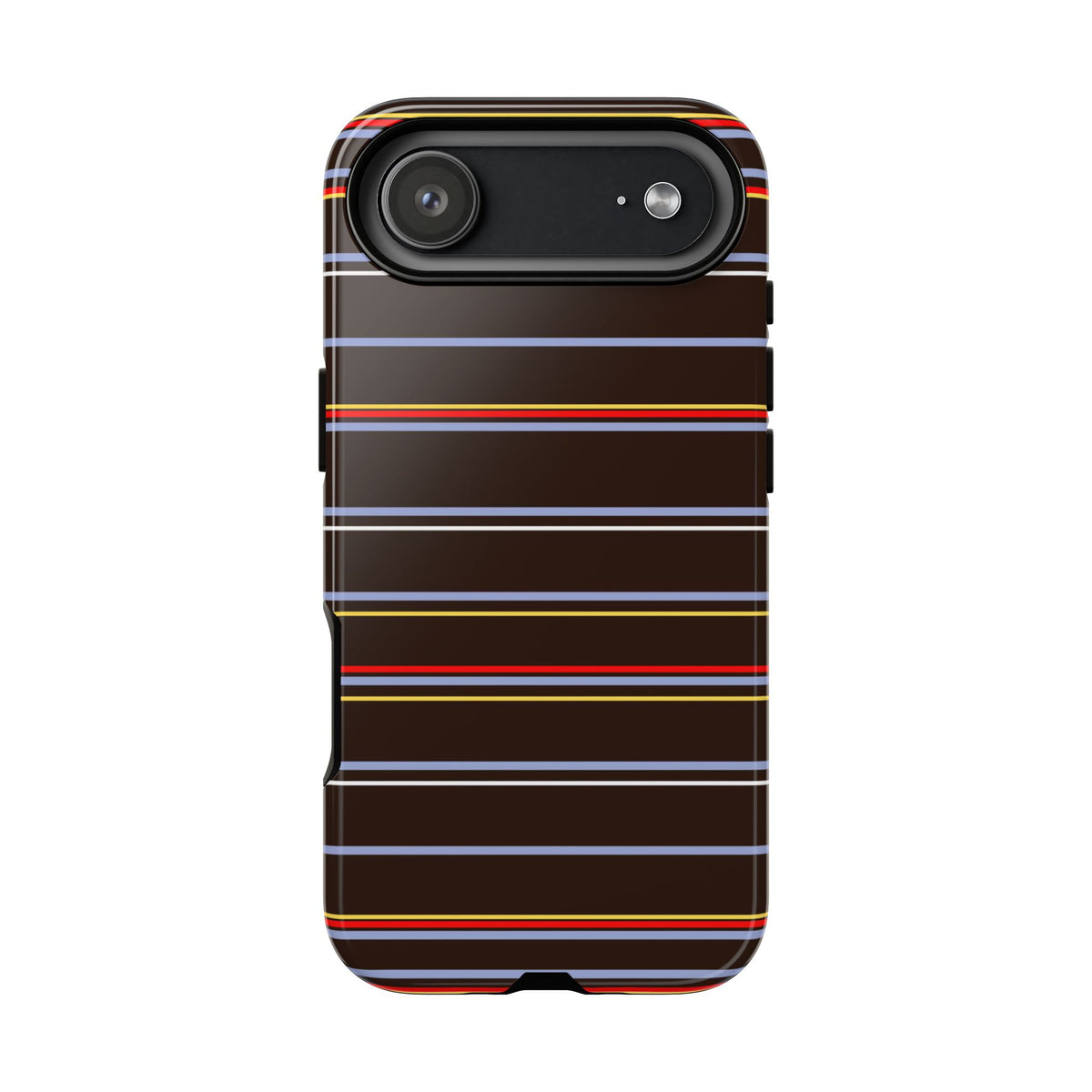 Chocolate Citylines Striped Phone Case
