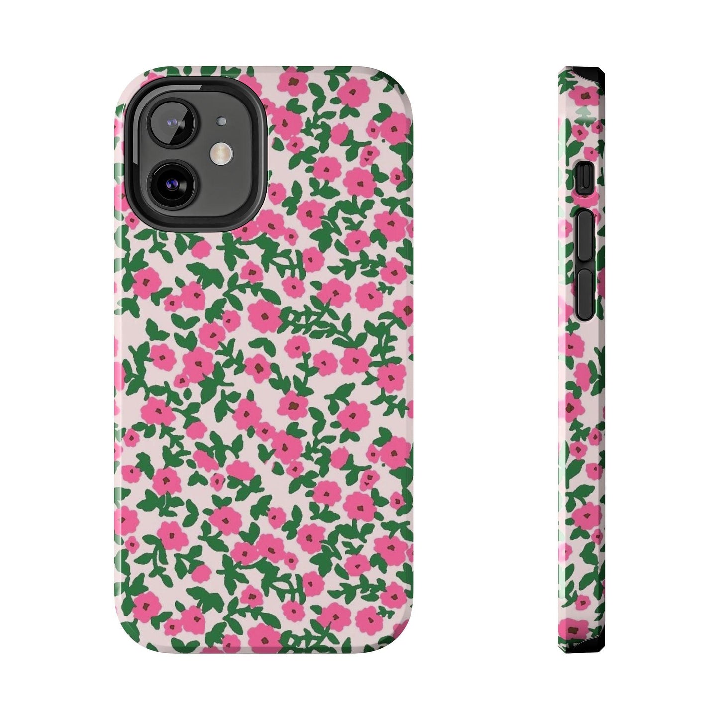 Spring Edition Pink Floral Tough iPhone Cases