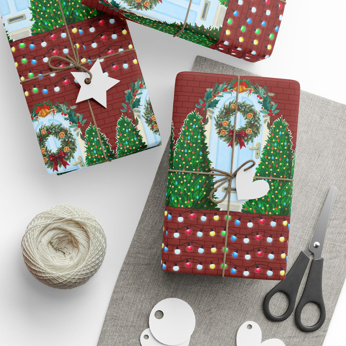 Home for Christmas Wrapping Paper Roll