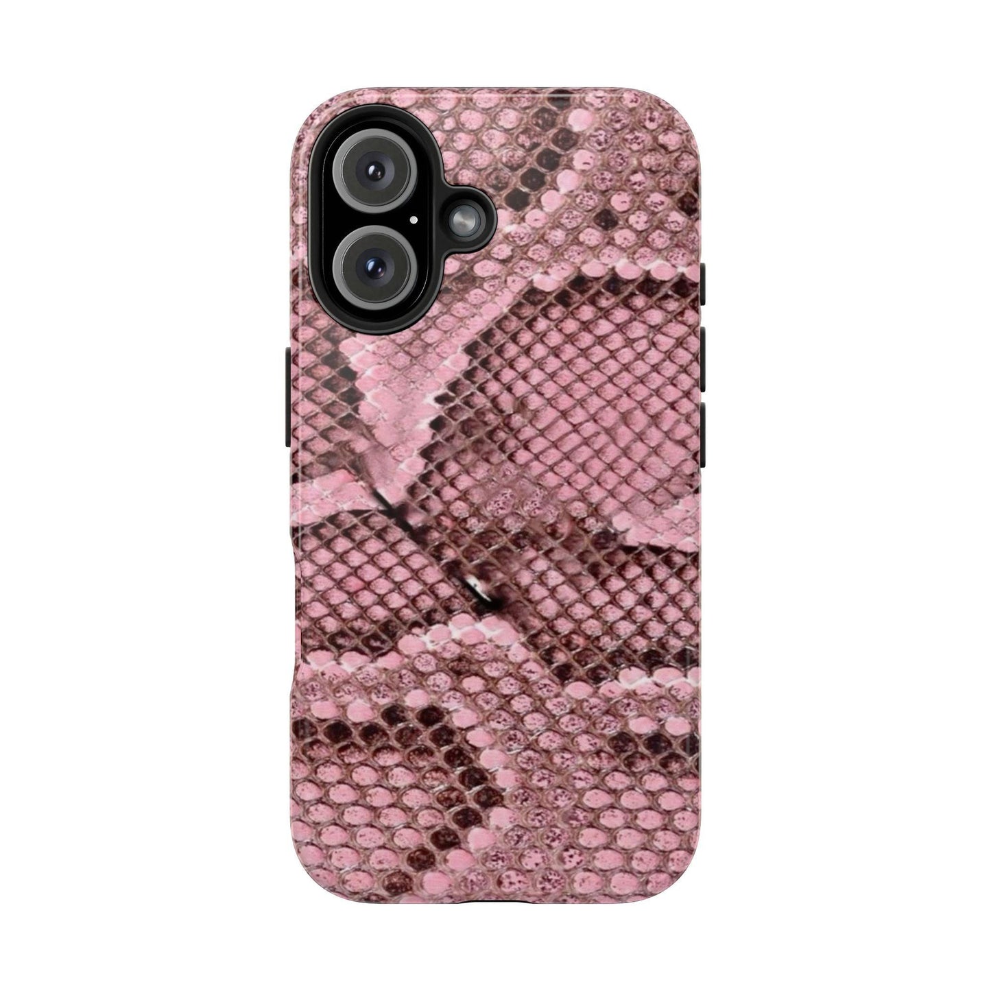 Pink Python Scales Tough iPhone Cases