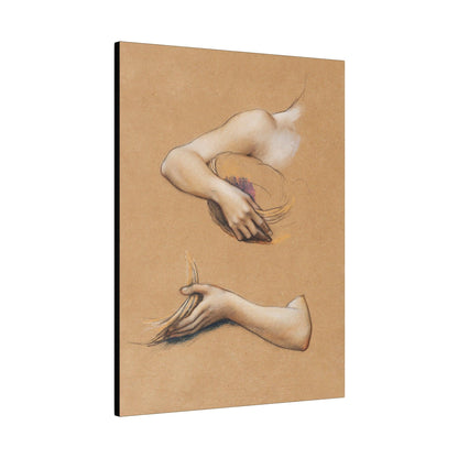 Study of Arms for The Cadence of Autumn (1905) by Evelyn De Morgan - Matte Canvas, Stretched, 0.75"