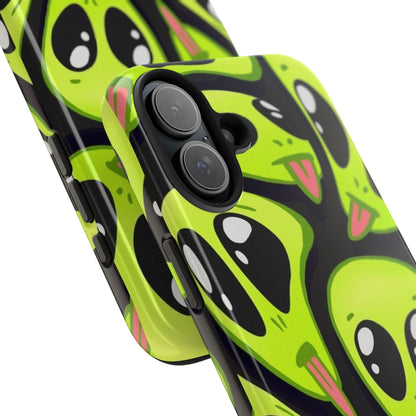 Alien Frenzy Tough iPhone Cases