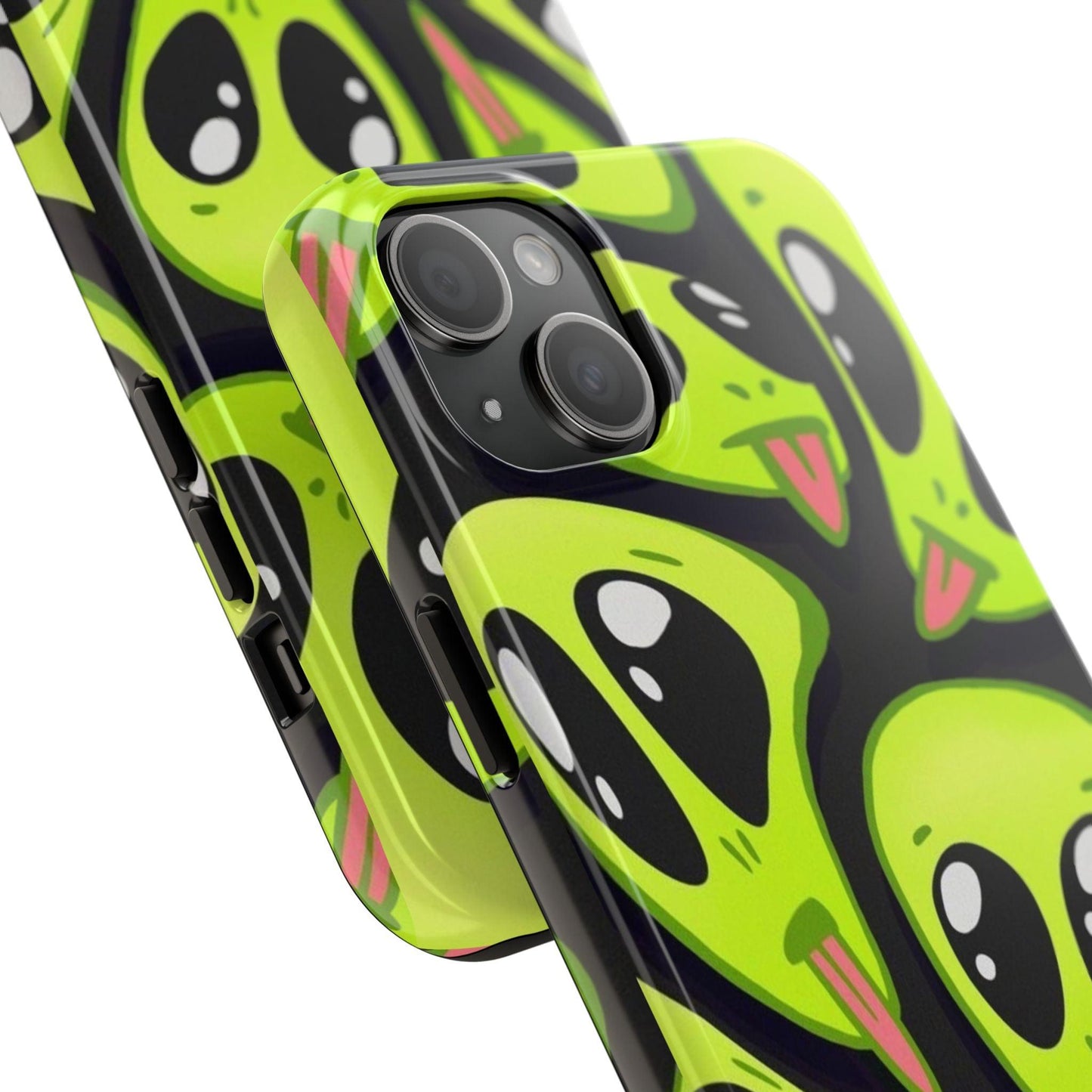 Alien Frenzy Tough iPhone Cases