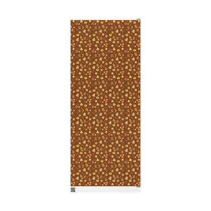 The Cookie Wonderland Brown Wrapping Paper Roll