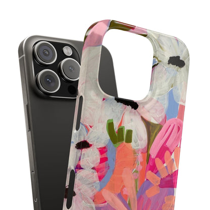 Blossoming Grace Floral Snap iPhone Cases