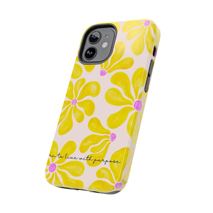 Sunshine Floral Tough iPhone Cases