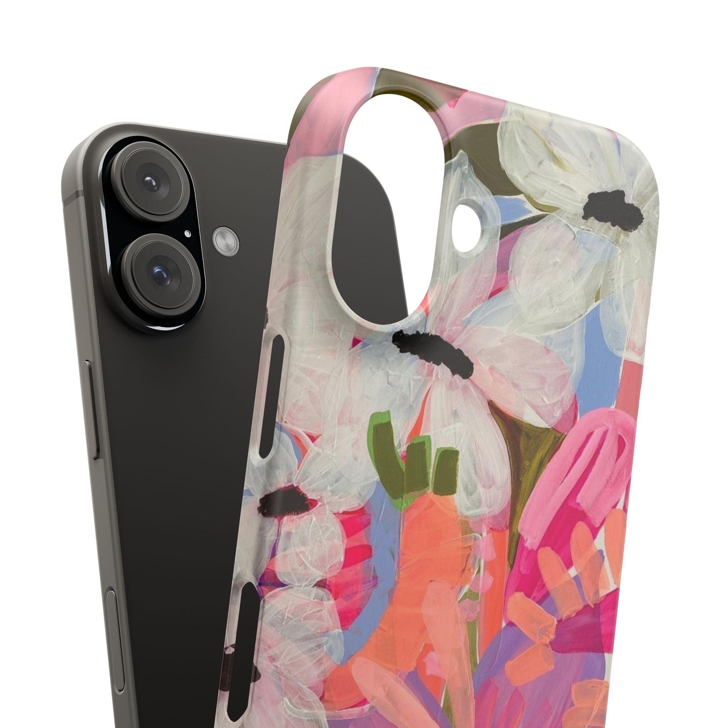 Blossoming Grace Floral Snap iPhone Cases