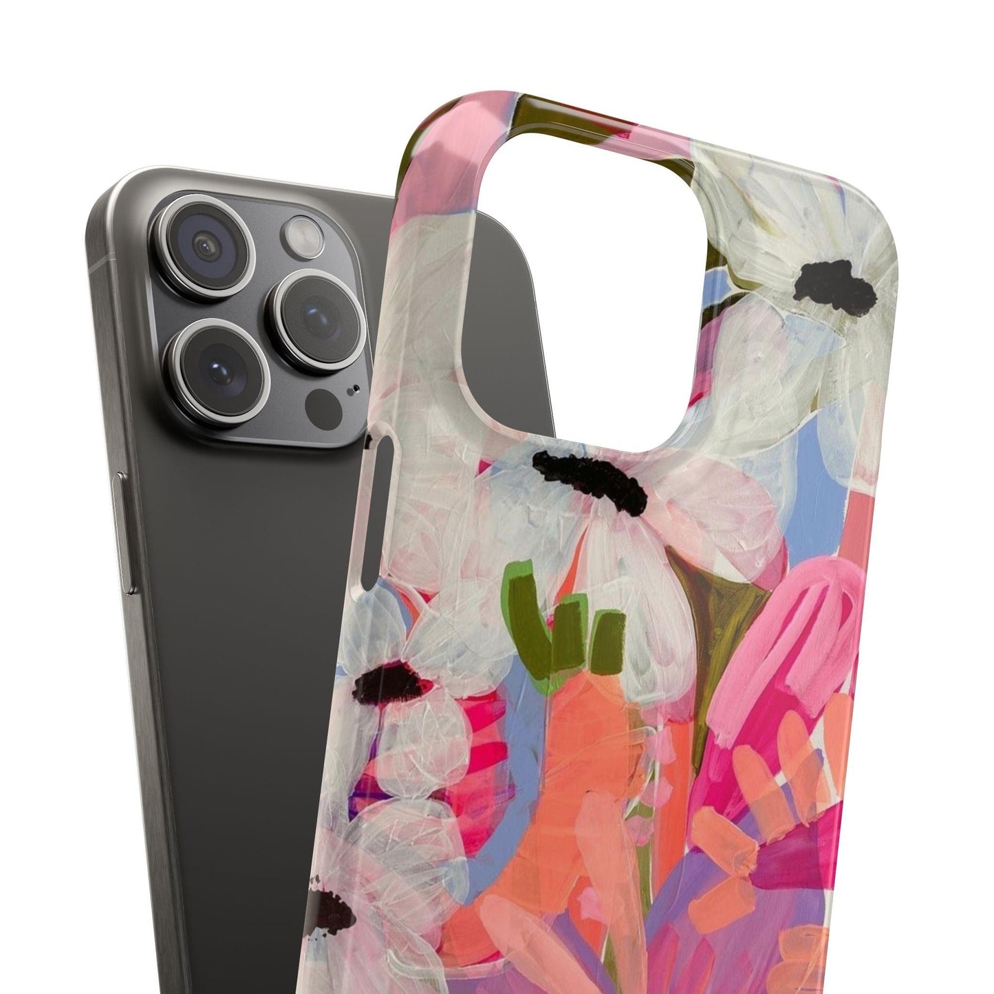 Blossoming Grace Floral Snap iPhone Cases