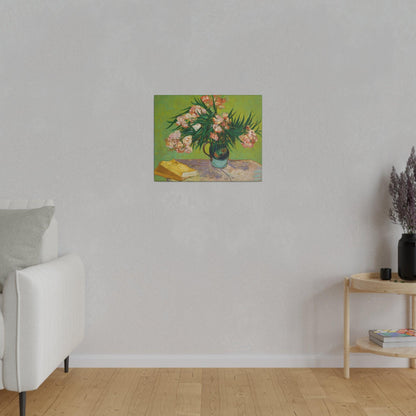 Oleanders 1888 by Vincent Van Gogh  Matte Canvas Stretched 0.75