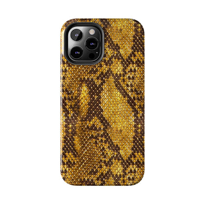 Golden Viper Scales Tough iPhone Cases