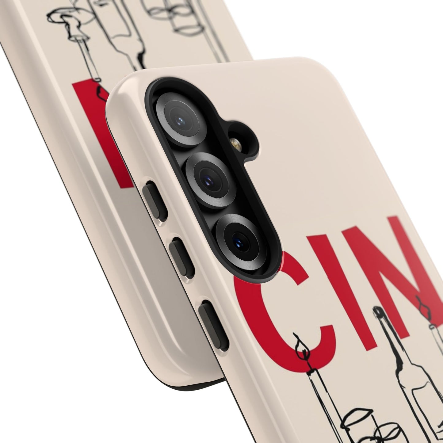 CIN CIN Wine-Themed Samsung Phone Case