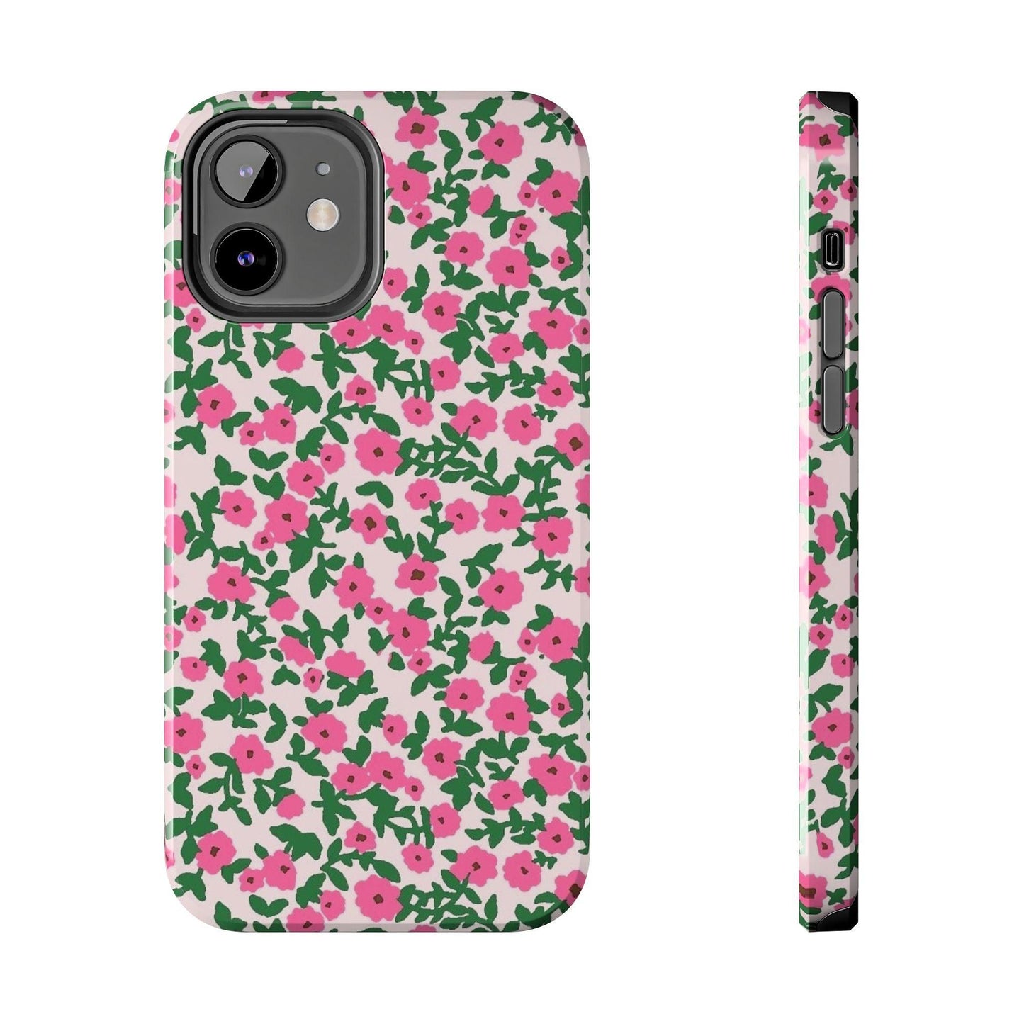 Spring Edition Pink Floral Tough iPhone Cases