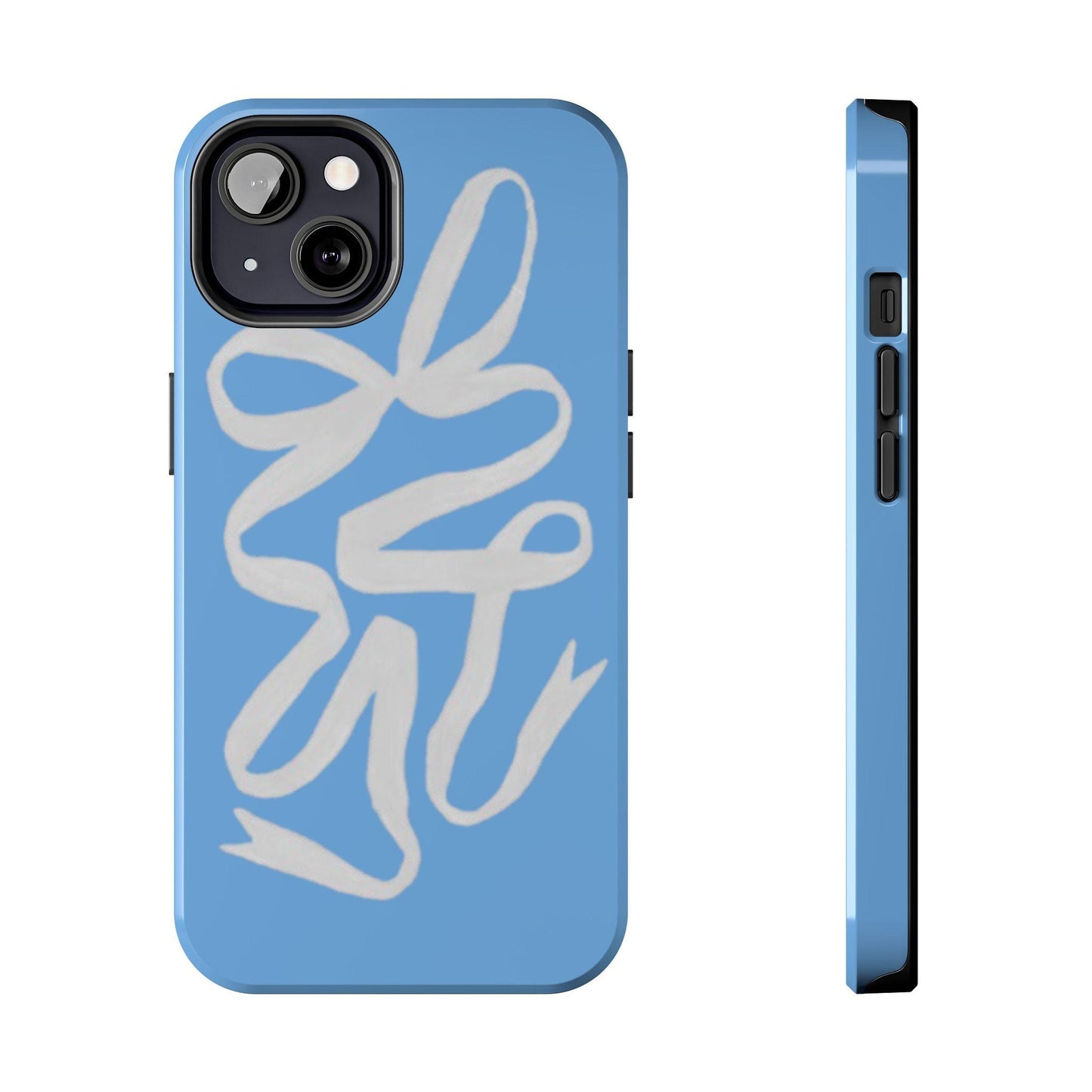 Bow in Blue Cute iPhone Cases